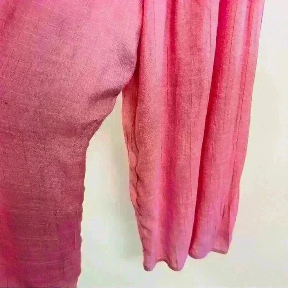 J Glee Pink Crochet Jumpsuit/Romper Size SP - Picture 8 of 14